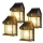 Set 8 x Lampa solara de perete, senzor de miscare, LED 3W