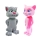 Set 2 jucarii interactive: pisicile Talking Tom + Talking Angela