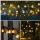 Instalatie solara LED 30 globulete, Alb cald