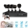 Kit supraveghere video Sistem CCTV 4 Camere + DVR