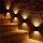 Set 4 x lampa solara cu lumina bidirectionala