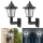 Set 6 x Lampa solara tip felinar, Alb rece