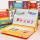 Cutie cu puzzle Magnetic Play Box, School 101 piese