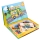 Cutie cu puzzle Magnetic Play Box, Vehicule 75 piese