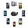 Mini casca Bluetooth 4.1 - distanta 10 M, design picatura - Negru